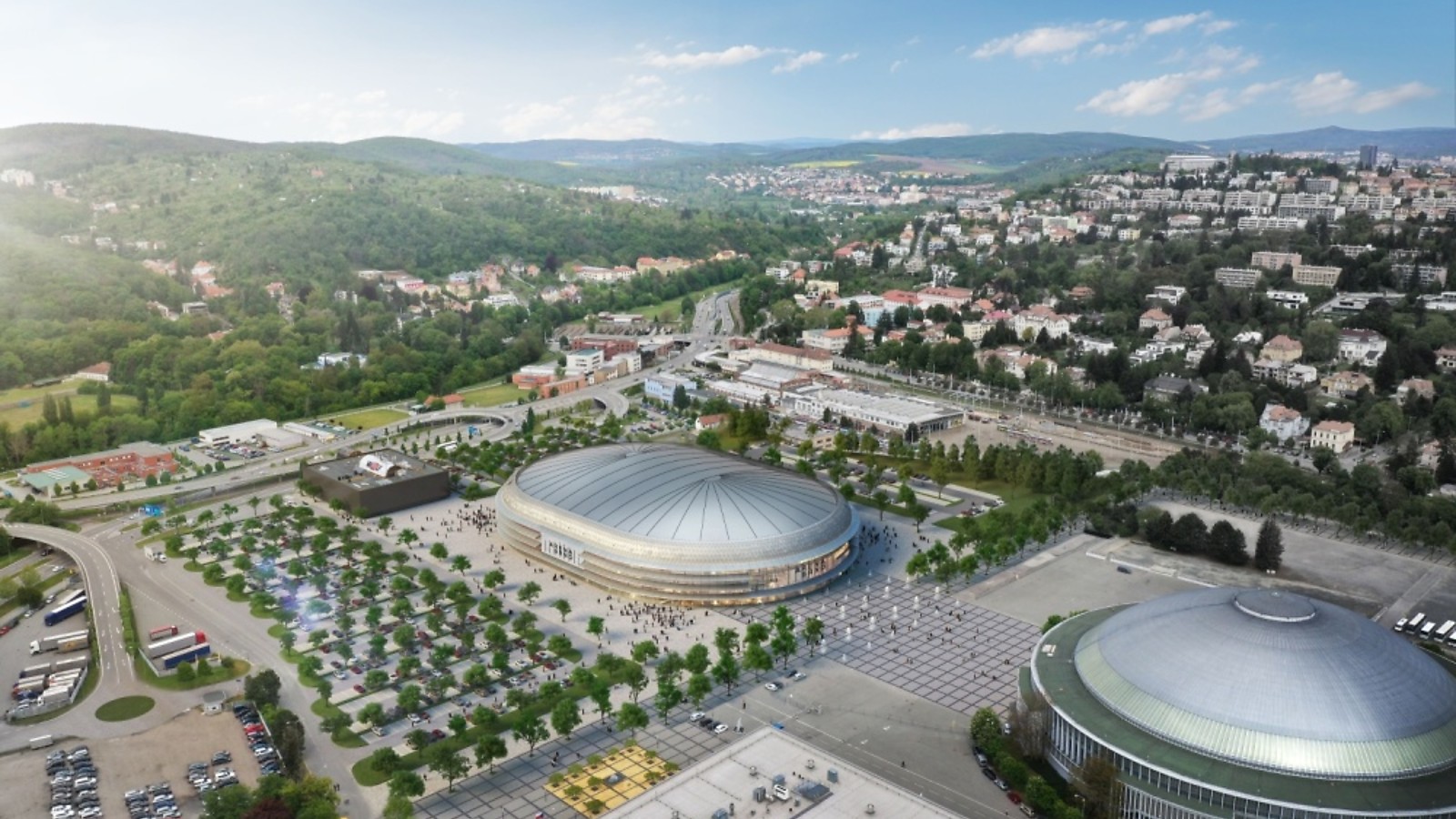 Multifunkční hala v Brně získala územní rozhodnutí i stavební povolení